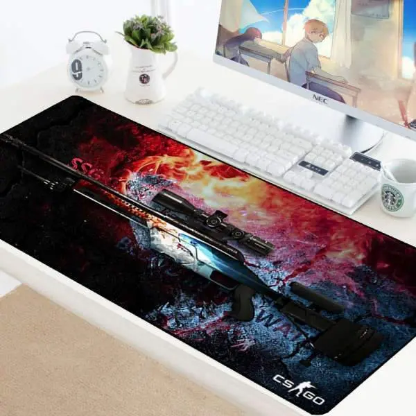 Tapis de souris XXL<br> Arme CSGO SSG 08 Eau Sanglante
