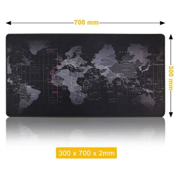 Tapis de Souris XXL<br> Carte du Monde