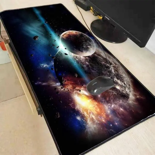 Tapis de Souris XXL<br> Motif d'Art Lunaire