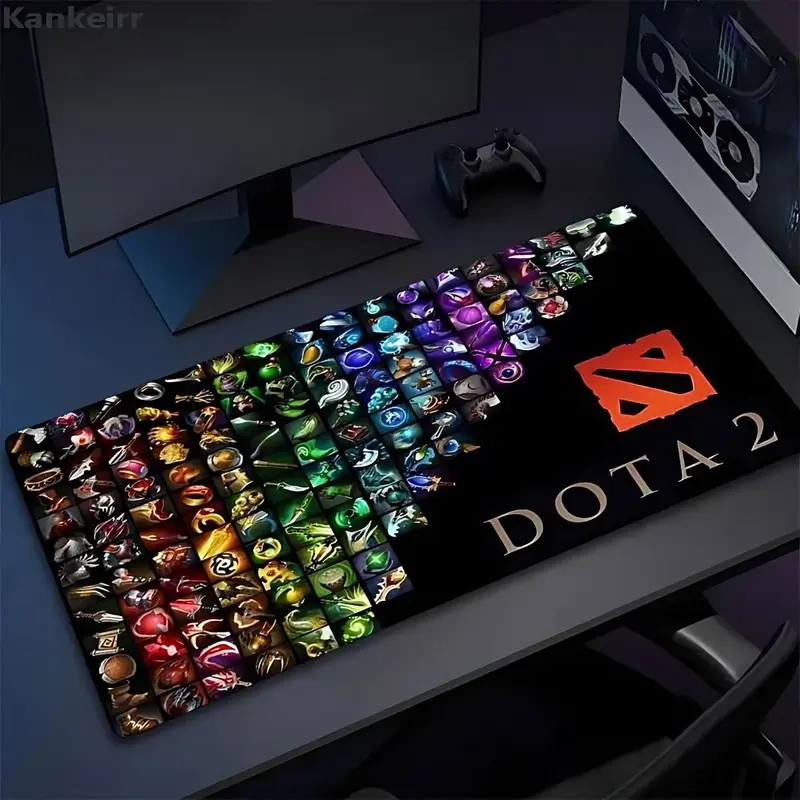Tapis de souris XXL Dota 2 – cinq coloris dont vert et violet