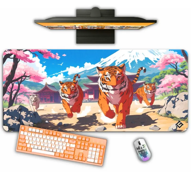 "TIGER IN JAPAN" | XXL Mauspad