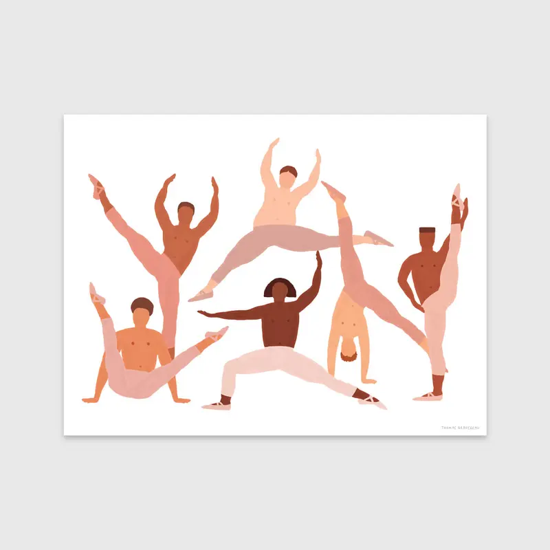 Tirage d'art "Dancing Queen - Ballerinas" (A3)