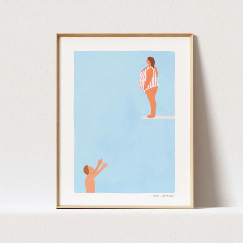 Tirage d'art "Le gros saut" (A3)