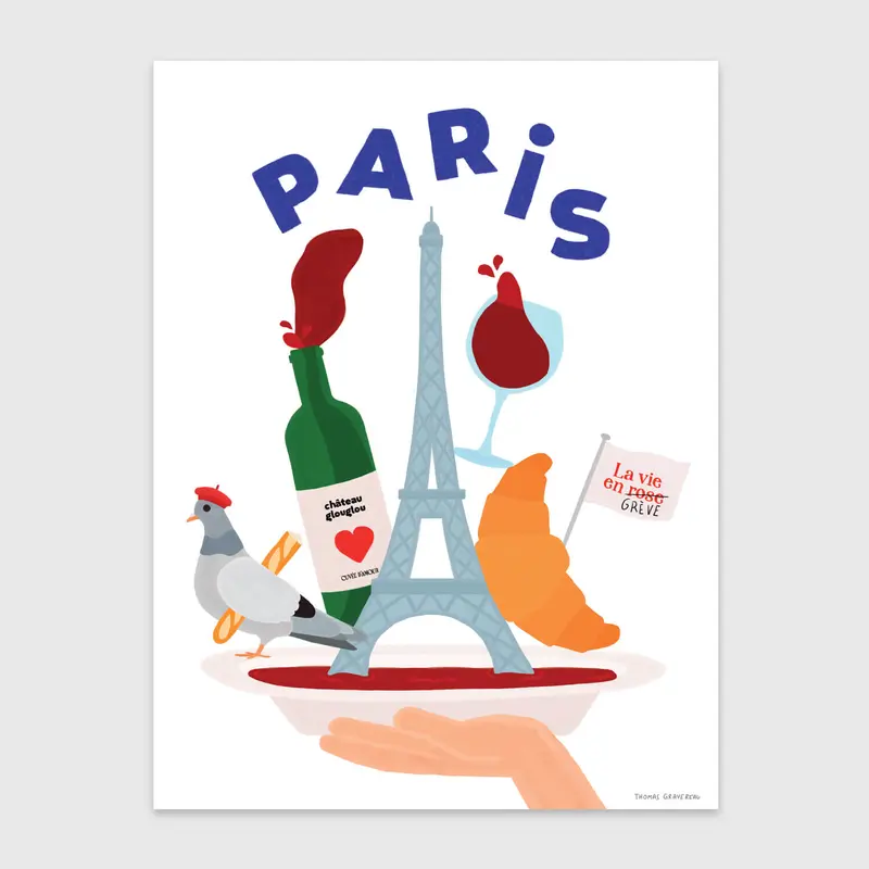 Tirage d'art "Paris Clichés" (A3)