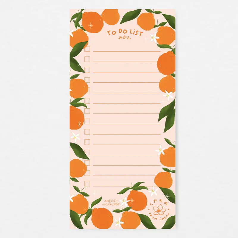 To do list Orange