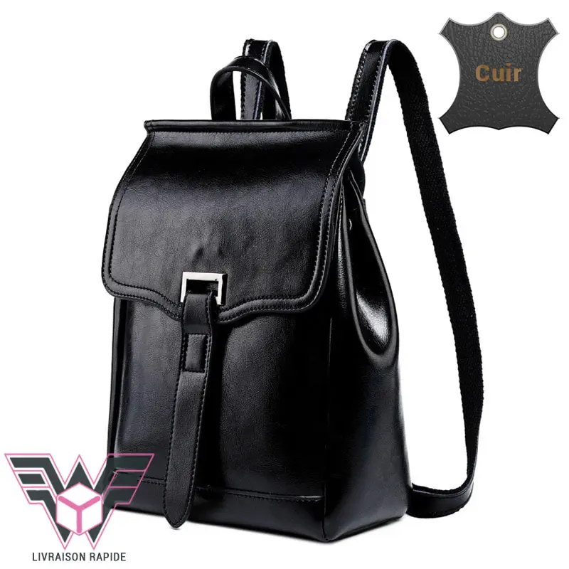 Tyler petit sac à dos femme cuir transformable