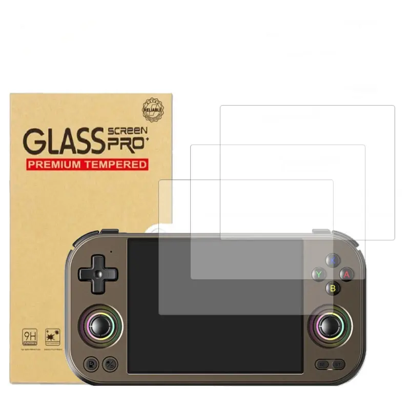 Verre trempé 9H Anbernic RG477M — lot de 1 à 3