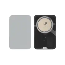Vitre Arrière Argent iPhone 17 Pro Max - Sans Logo