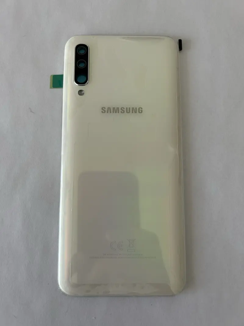 🔲 Vitre Arrière Blanche Samsung Galaxy A50 A505F – Original Service Pack OEM