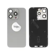 Vitre Arrière Complète Titane Naturel iPhone 15 Pro