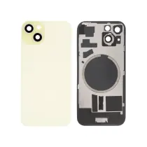 Vitre Arrière Jaune iPhone 15 - Sans Logo