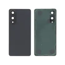 Vitre Arrière Noir Titane + Lentille Caméra Galaxy S25 Edge (S937) - Sans Logo