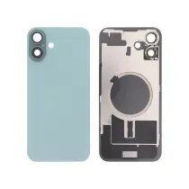 Vitre Arrière Sarcelle iPhone 16+ - Sans Logo