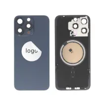 Vitre Arrière Titane Bleu iPhone 15 Pro Max