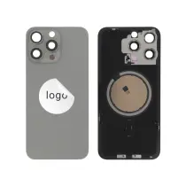 Vitre Arrière Titane Naturel iPhone 15 Pro Max