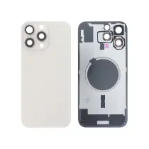 Vitre Arrière Titane Sable iPhone 16 Pro Max - Sans Logo