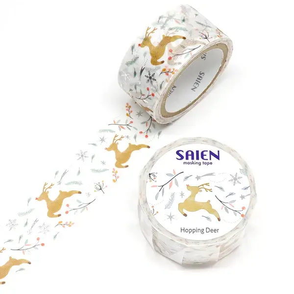 Washi tape - Renne de noël