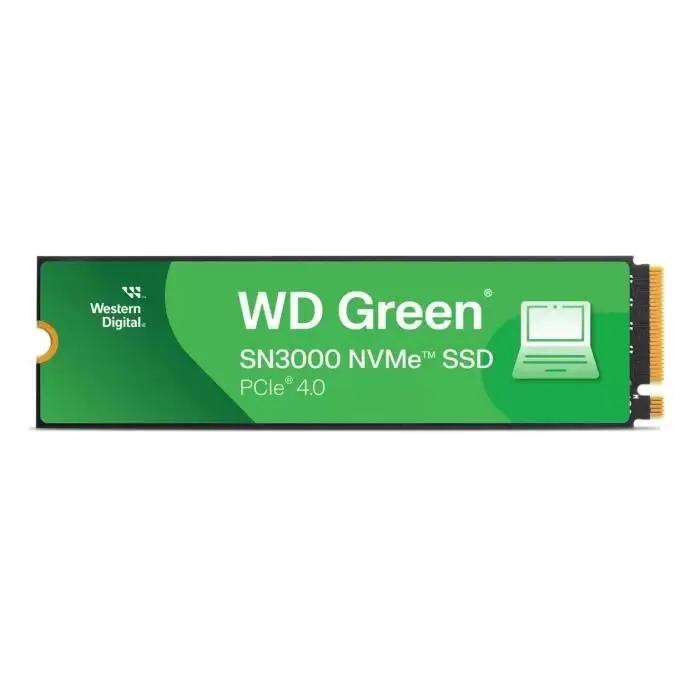WESTERN DIGITAL - WDS200T4G0E - SSD Interne - Green - SN3000 - NVMe - 2 To